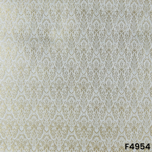 Self Jacquard Silk Brocade Fabric-F4954